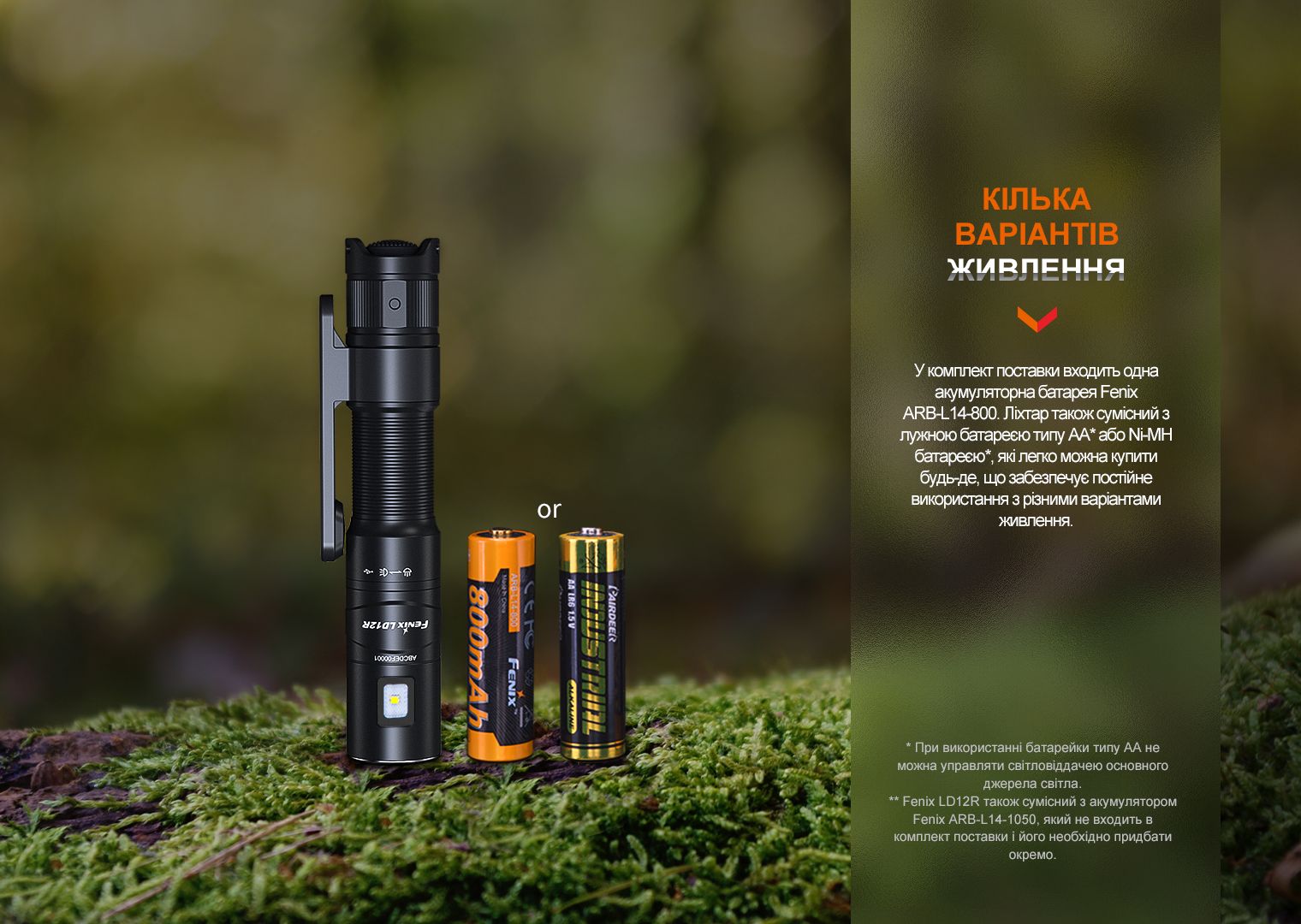 Ліхтар ручний Fenix LD12R — фото 12
