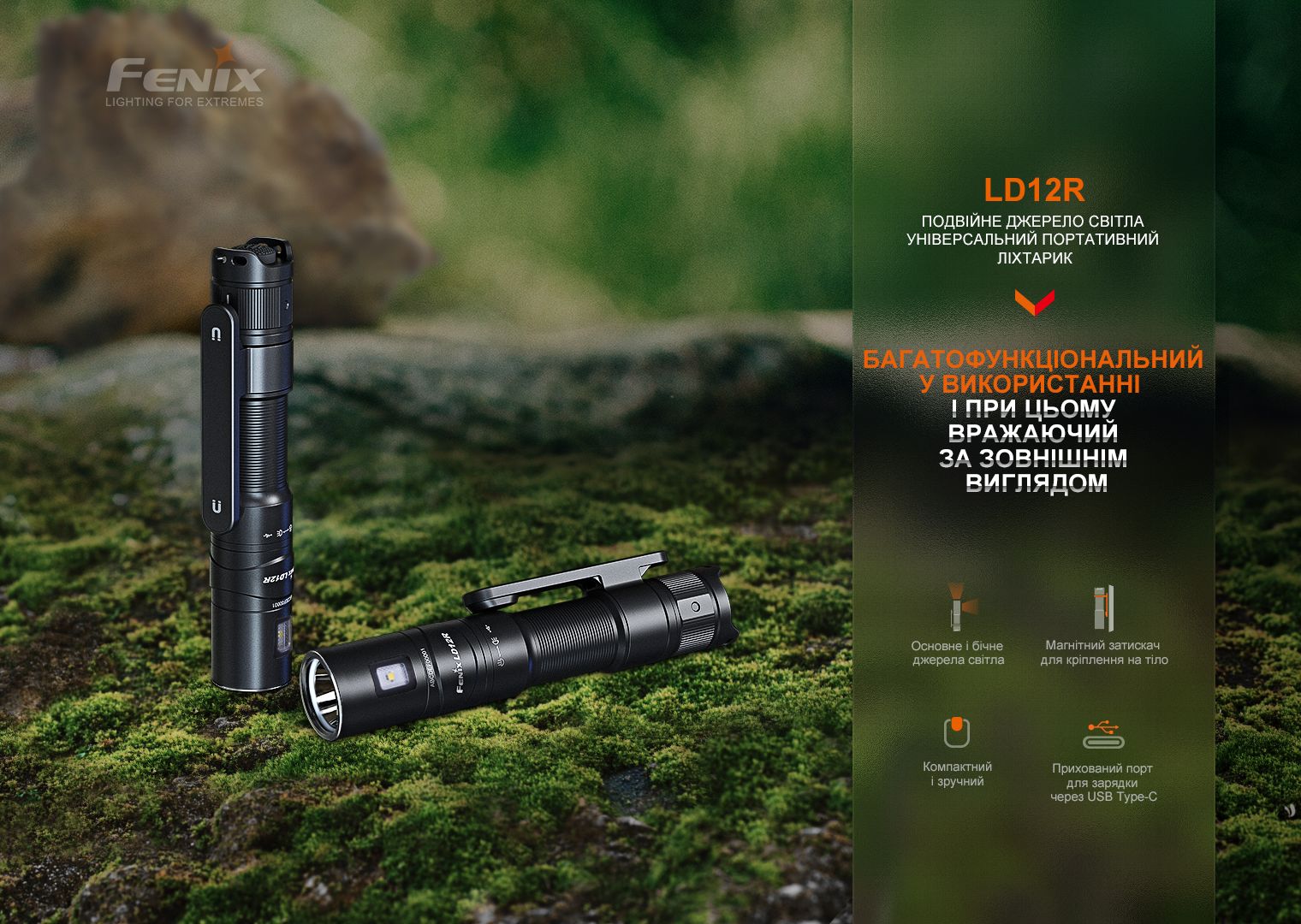 Ліхтар ручний Fenix LD12R — фото 5