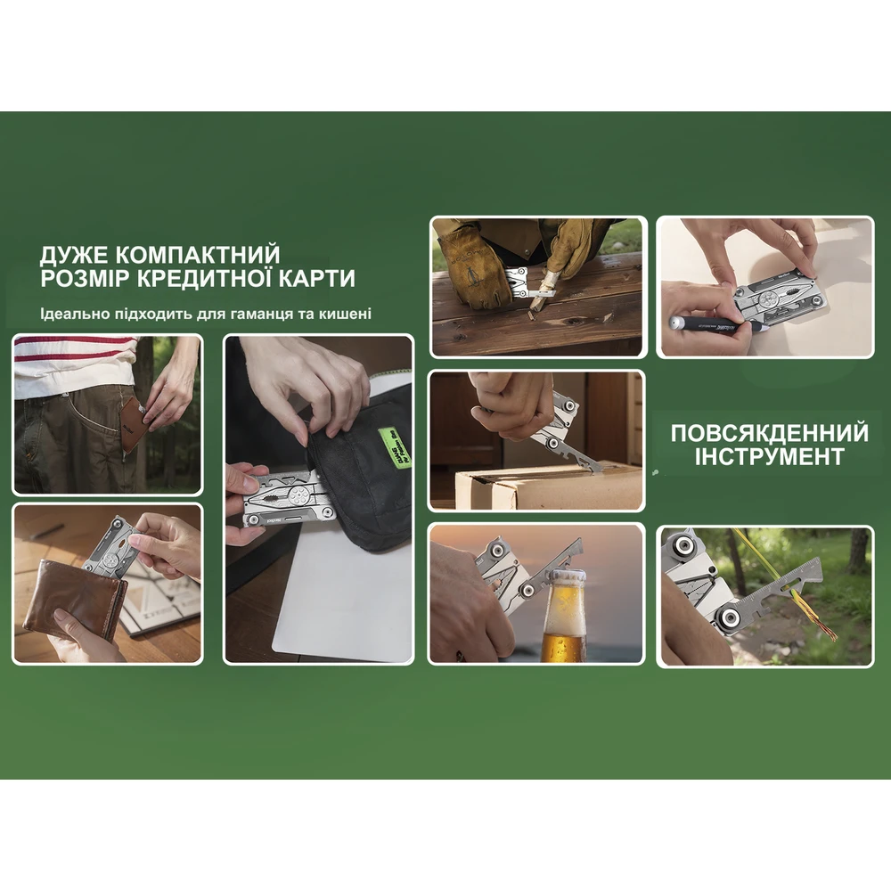 Мультитул NexTool Silver Blade EDC — фото 11