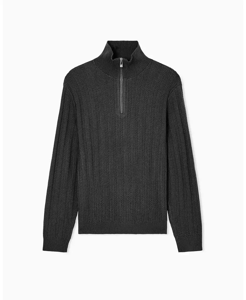 Светр Armani Exchange Quarter-Zip Sweater — фото 1