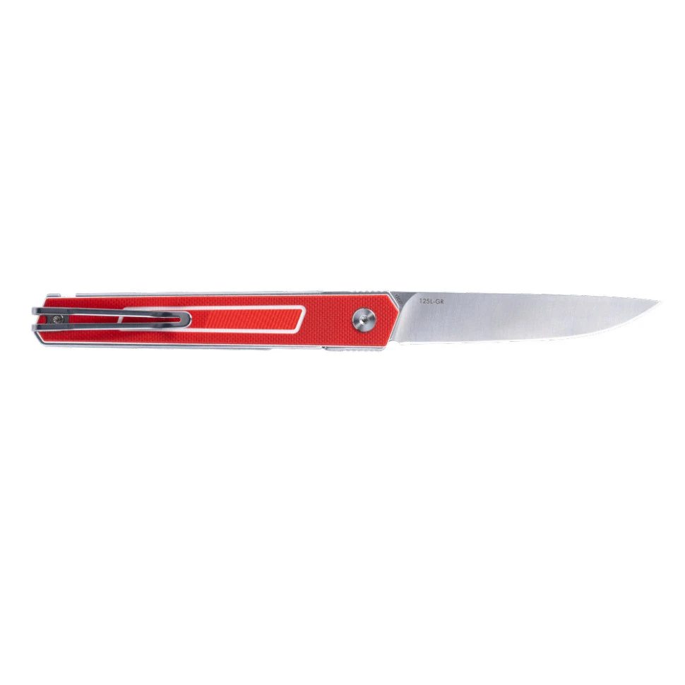 Ніж складаний туристичний SRM Swift 125L-GR (8 см) 12C27 / G10 червоний — фото 3