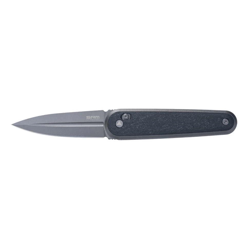 Ніж складаний кишеньковий SRM Twin 251MB-GB (7.6 см) N690 / G10 чорний — фото 2
