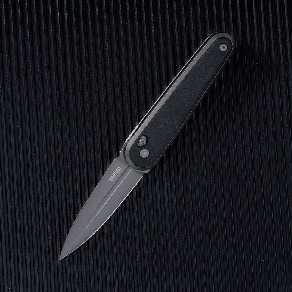 Ніж складаний кишеньковий SRM Twin 251MB-GB (7.6 см) N690 / G10 чорний — фото 6