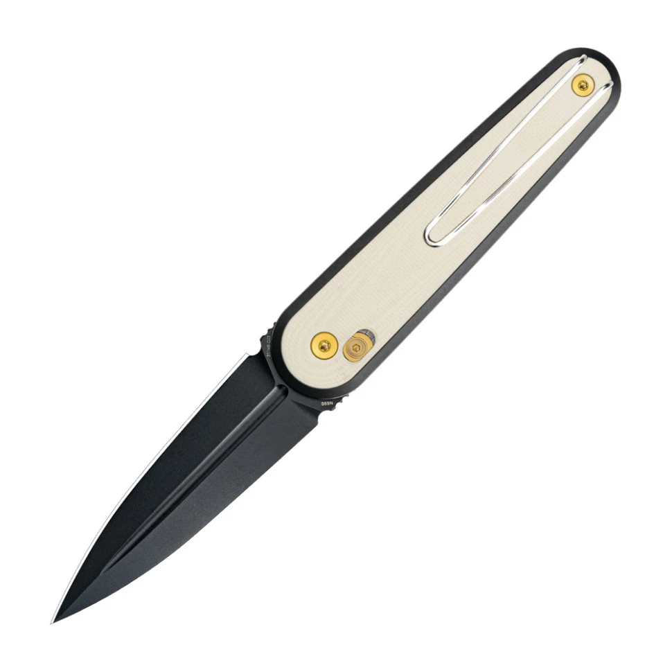 Ніж складаний кишеньковий SRM Twin 251MB-GT2 (7.6 см) N690 / G10 білий — фото 2