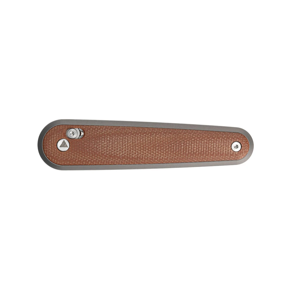 Ніж складаний кишеньковий SRM Twin 251MB-MN (7.6 см) N690 / Micarta коричневий — фото 5