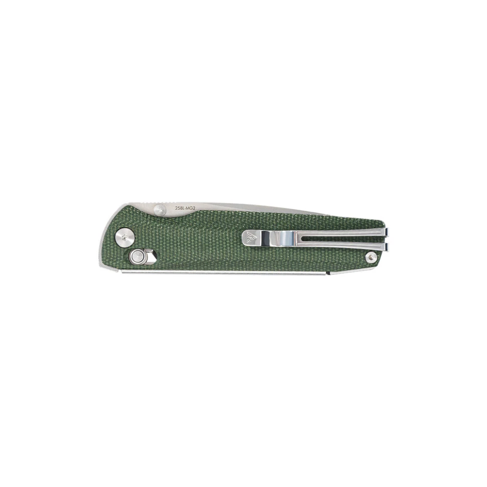 Ніж складаний туристичний SRM Terrier 258L-MG2 (9.3 см) 140Cr / Micarta зелений — фото 10