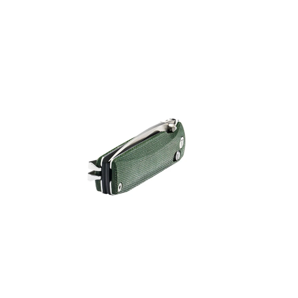 Ніж складаний туристичний SRM Terrier 258L-MG2 (9.3 см) 140Cr / Micarta зелений — фото 5