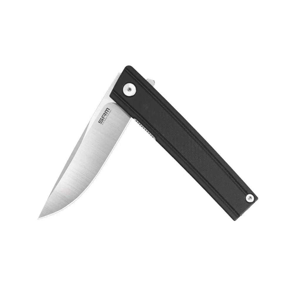 Ніж складаний туристичний SRM Gent 401LC-GB (8.3 см) 10Cr / G10 чорний — фото 2