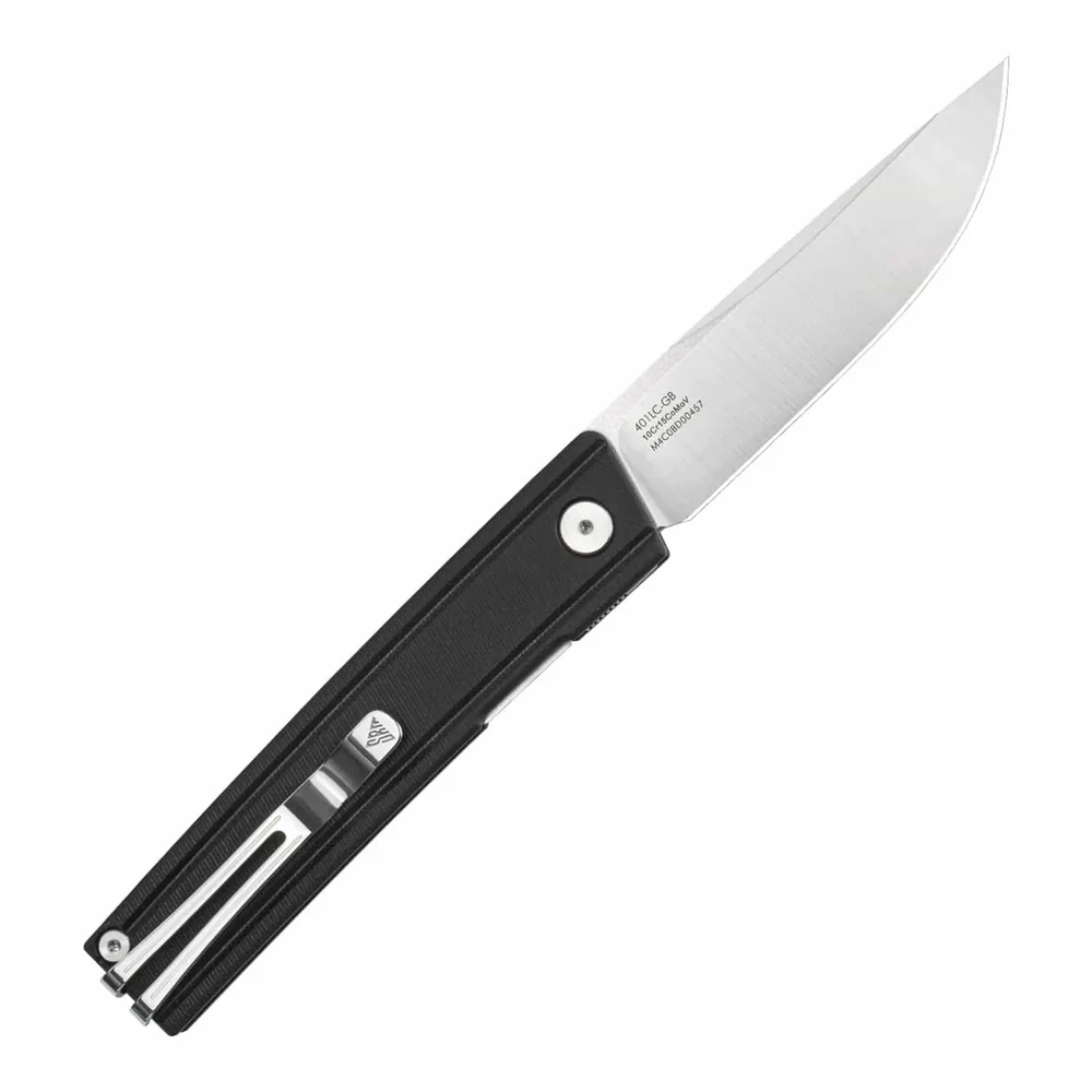 Ніж складаний туристичний SRM Gent 401LC-GB (8.3 см) 10Cr / G10 чорний — фото 3