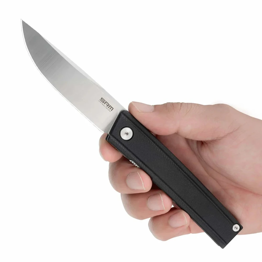 Ніж складаний туристичний SRM Gent 401LC-GB (8.3 см) 10Cr / G10 чорний — фото 6