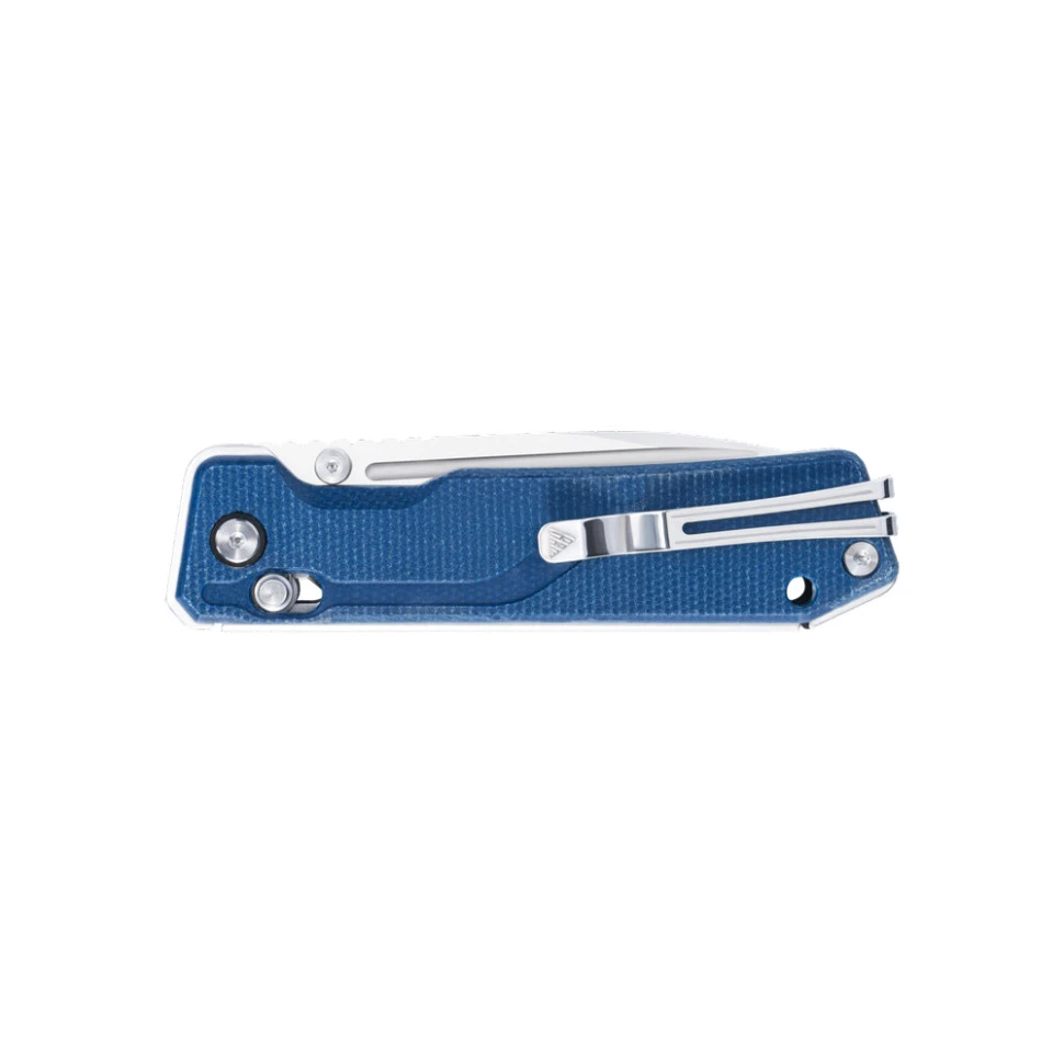 Ніж складаний туристичний SRM Rubik 7228B-ME2 (8.7 см) 14C28N / Micarta блакитний — фото 4