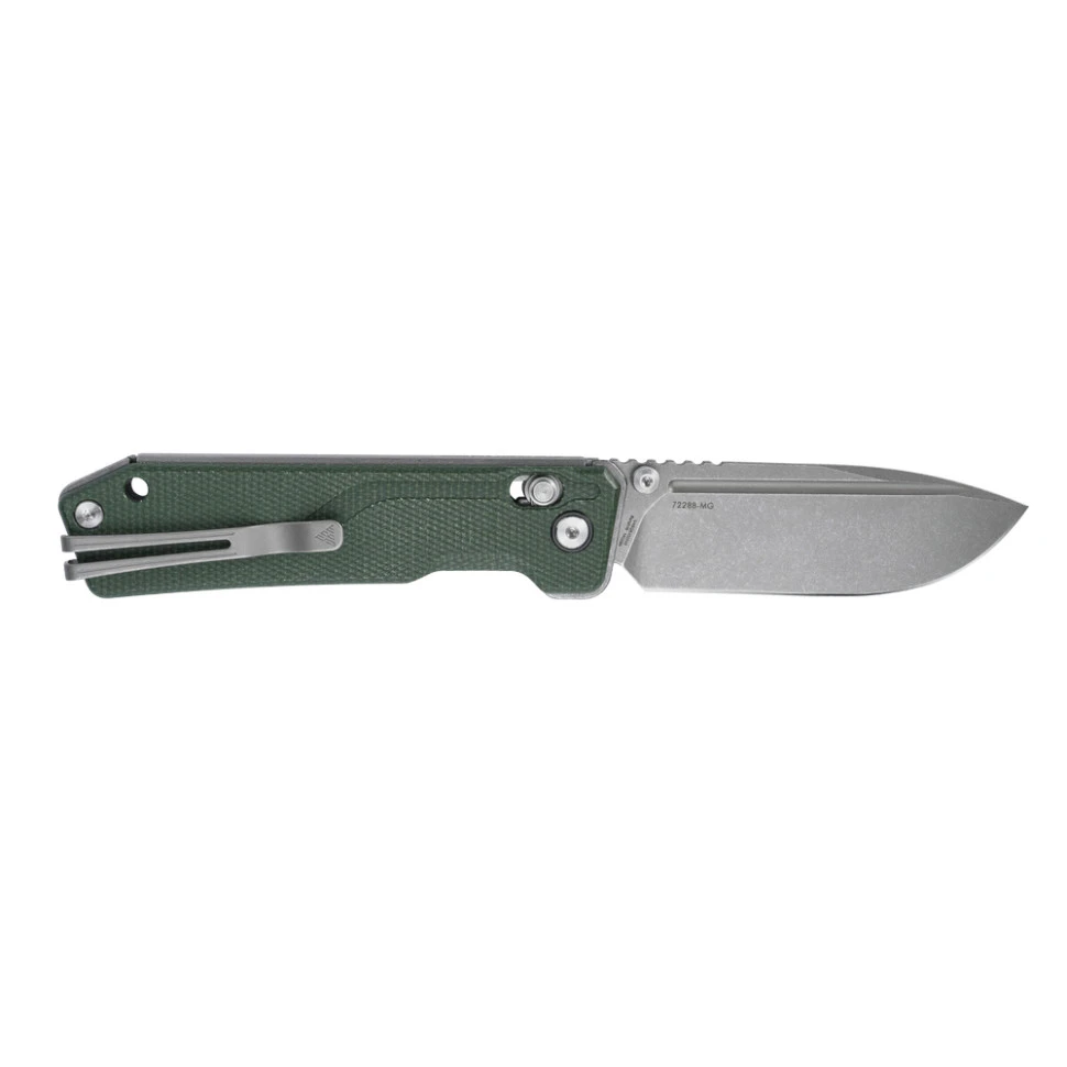 Ніж складаний туристичний SRM Rubik 7228B-MG (8.7 см) 14C28N / Micarta зелений — фото 3