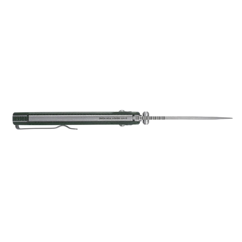 Ніж складаний туристичний SRM Rubik 7228B-MG (8.7 см) 14C28N / Micarta зелений — фото 5