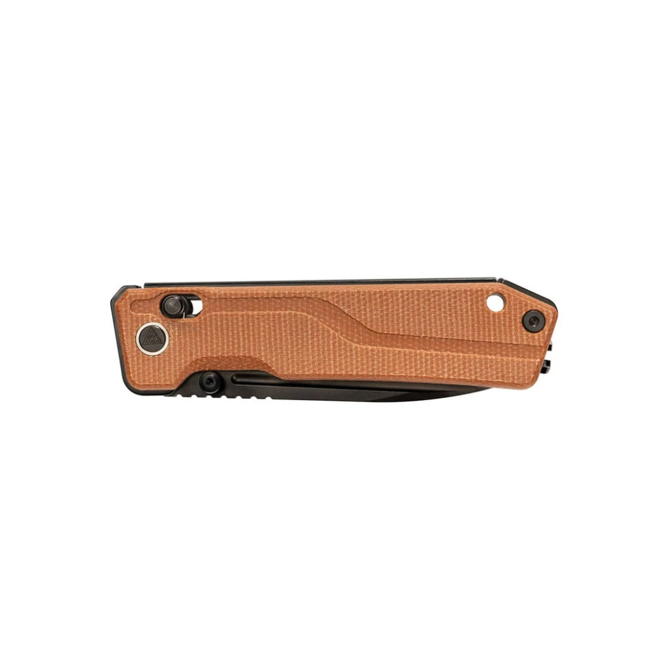 Ніж складаний туристичний SRM Rubik 7228B-MN2 (8.7 см) 140Cr / Micarta коричневий — фото 4