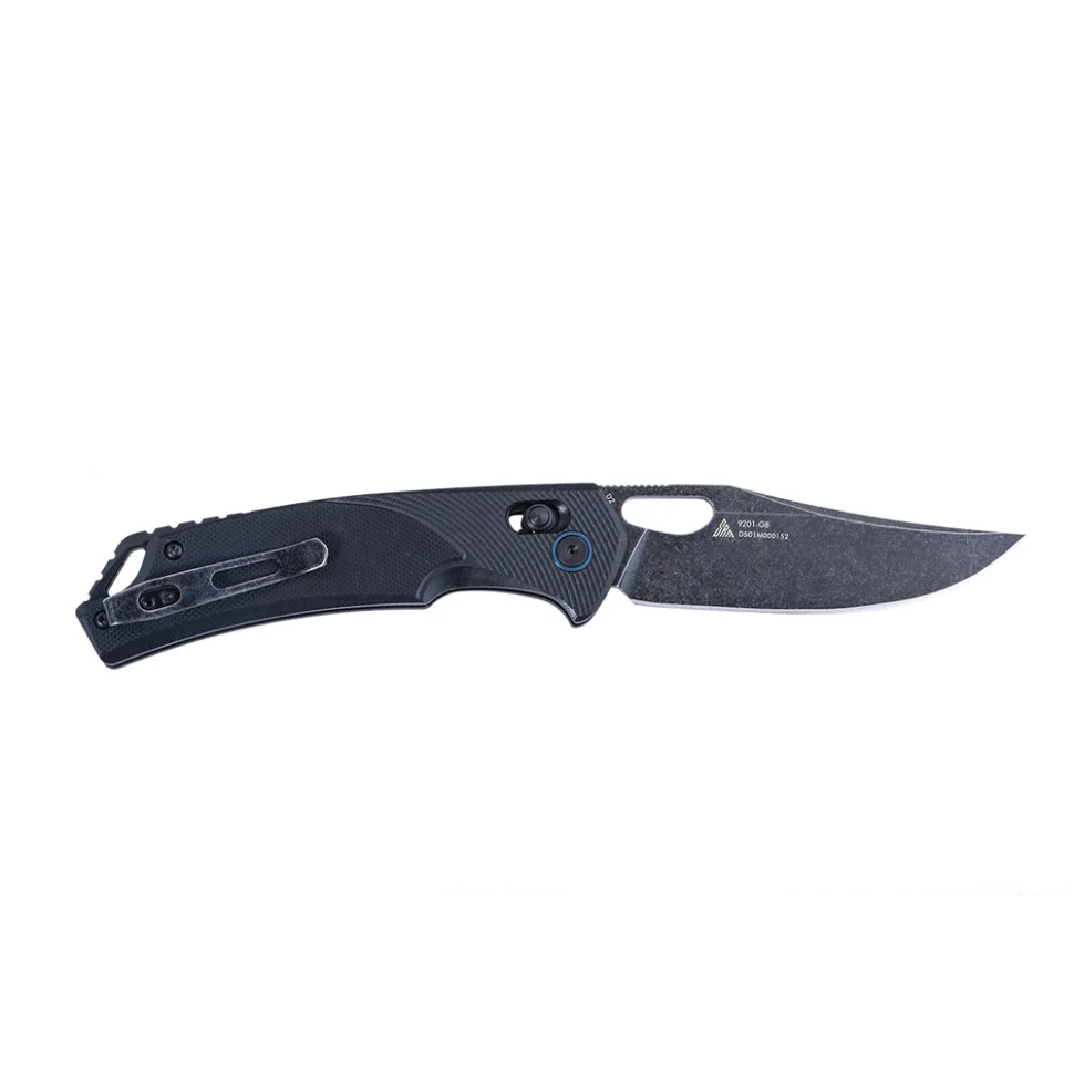 Ніж складаний туристичний SRM Retriever 9201-GB (9 см) D2 / G10 чорний — фото 2