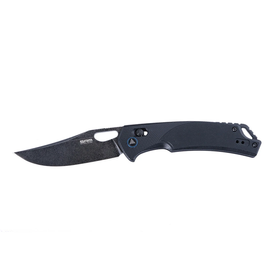 Ніж складаний туристичний SRM Retriever 9201-GB (9 см) D2 / G10 чорний — фото 3