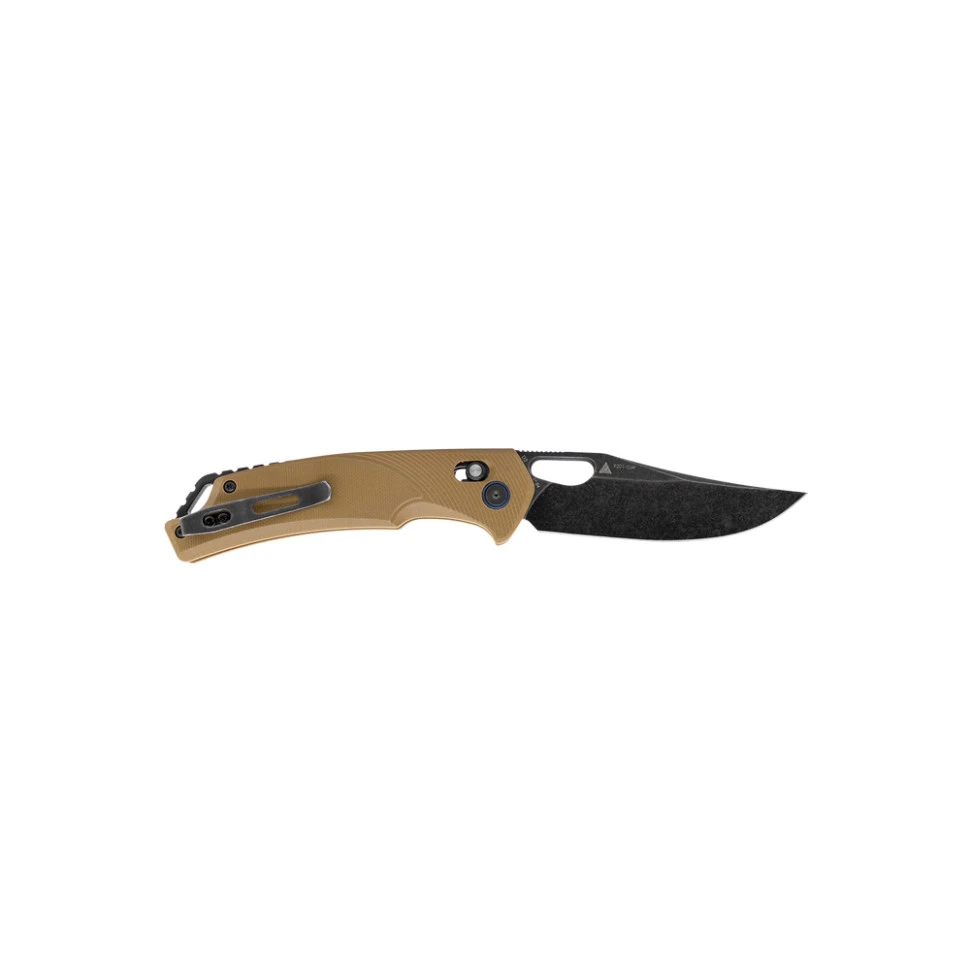 Ніж складаний туристичний SRM Retriever 9201-GW (9 см) D2 / G10 коричневий — фото 3