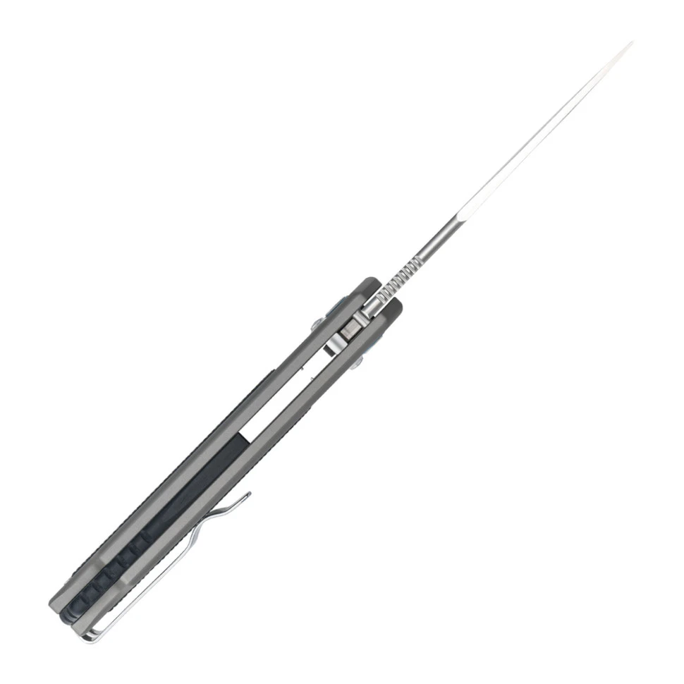 Ніж складаний туристичний SRM Retriever 9203-AK (9 см) 140Cr / G10 чорно-сірий — фото 4