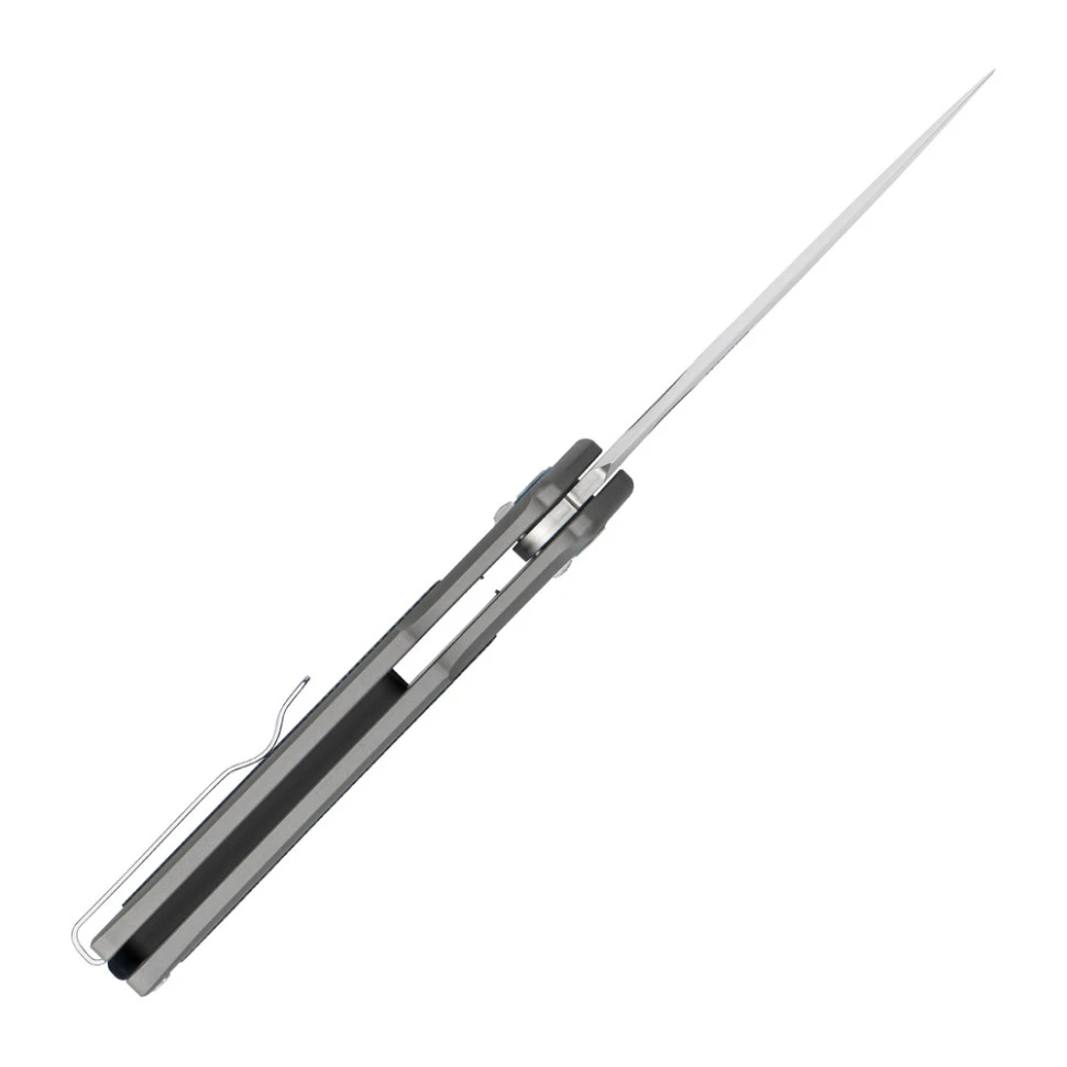 Ніж складаний туристичний SRM Retriever 9203-AK (9 см) 140Cr / G10 чорно-сірий — фото 5