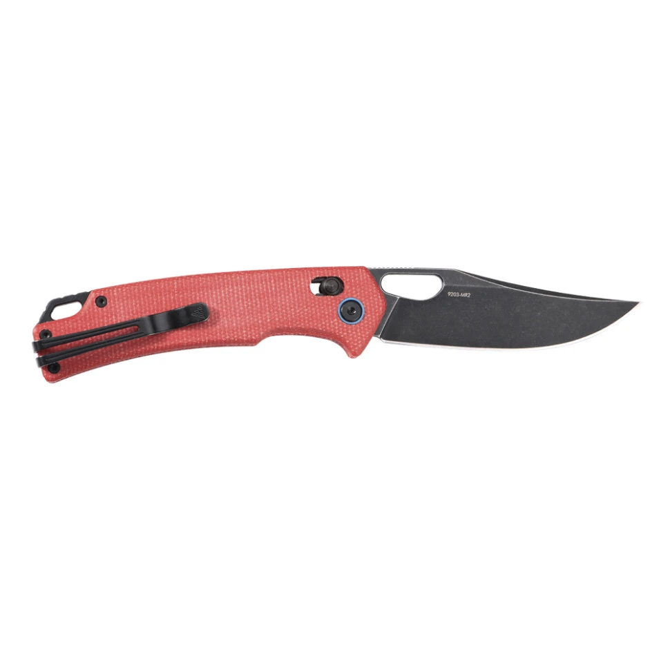 Ніж складаний туристичний SRM Retriever 9203-MR2 (9 см) 10Cr / Micarta червоний — фото 3