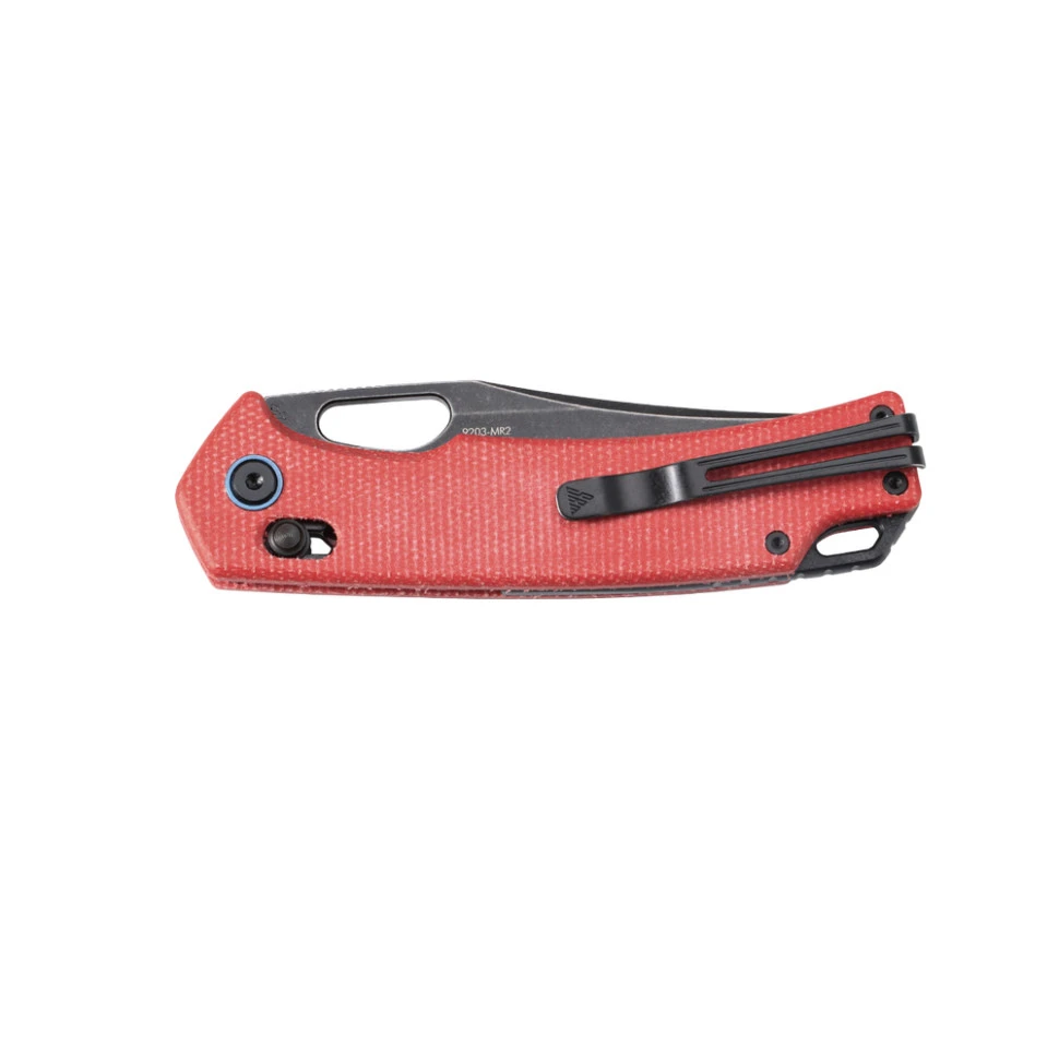 Ніж складаний туристичний SRM Retriever 9203-MR2 (9 см) 10Cr / Micarta червоний — фото 4