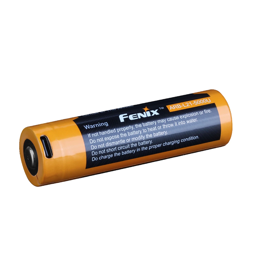 Акумулятор 21700 Fenix ARB-L21-5000U usb Type-C зарядка — фото 1