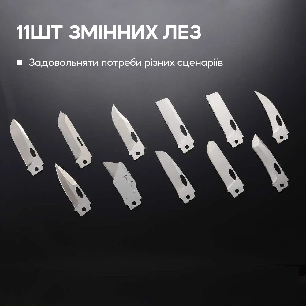Набір змінних клинків Roxon (BA04; BA10; BA11) 3in1 для S501U, S502U, S802 — фото 10