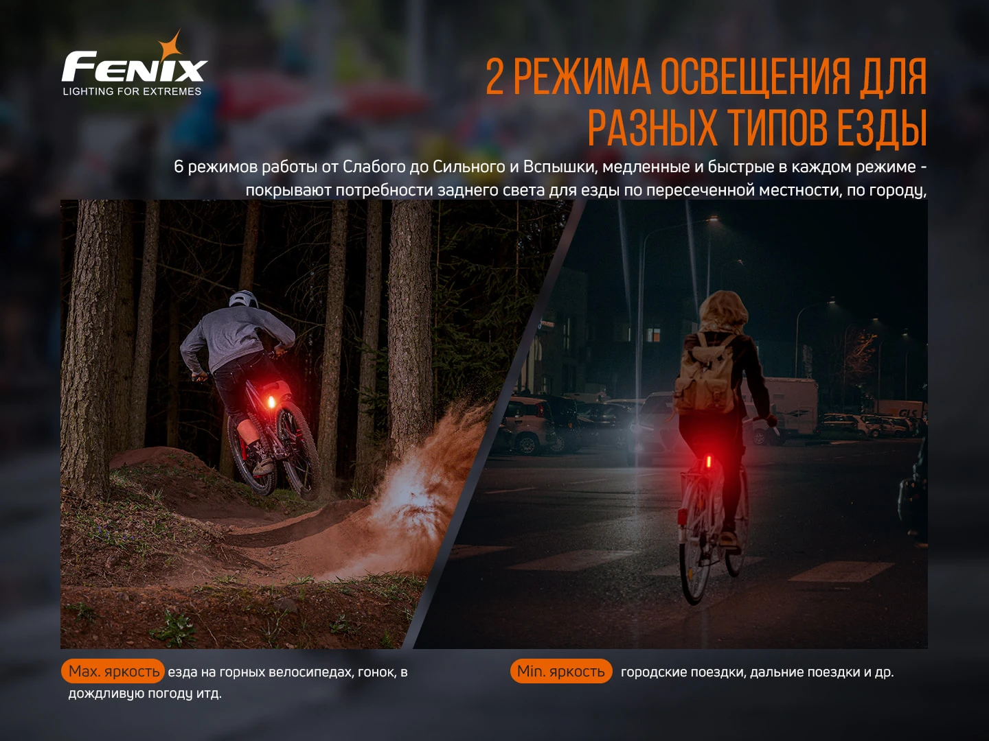 Велофара задня Fenix BC05R V2.0 — фото 11