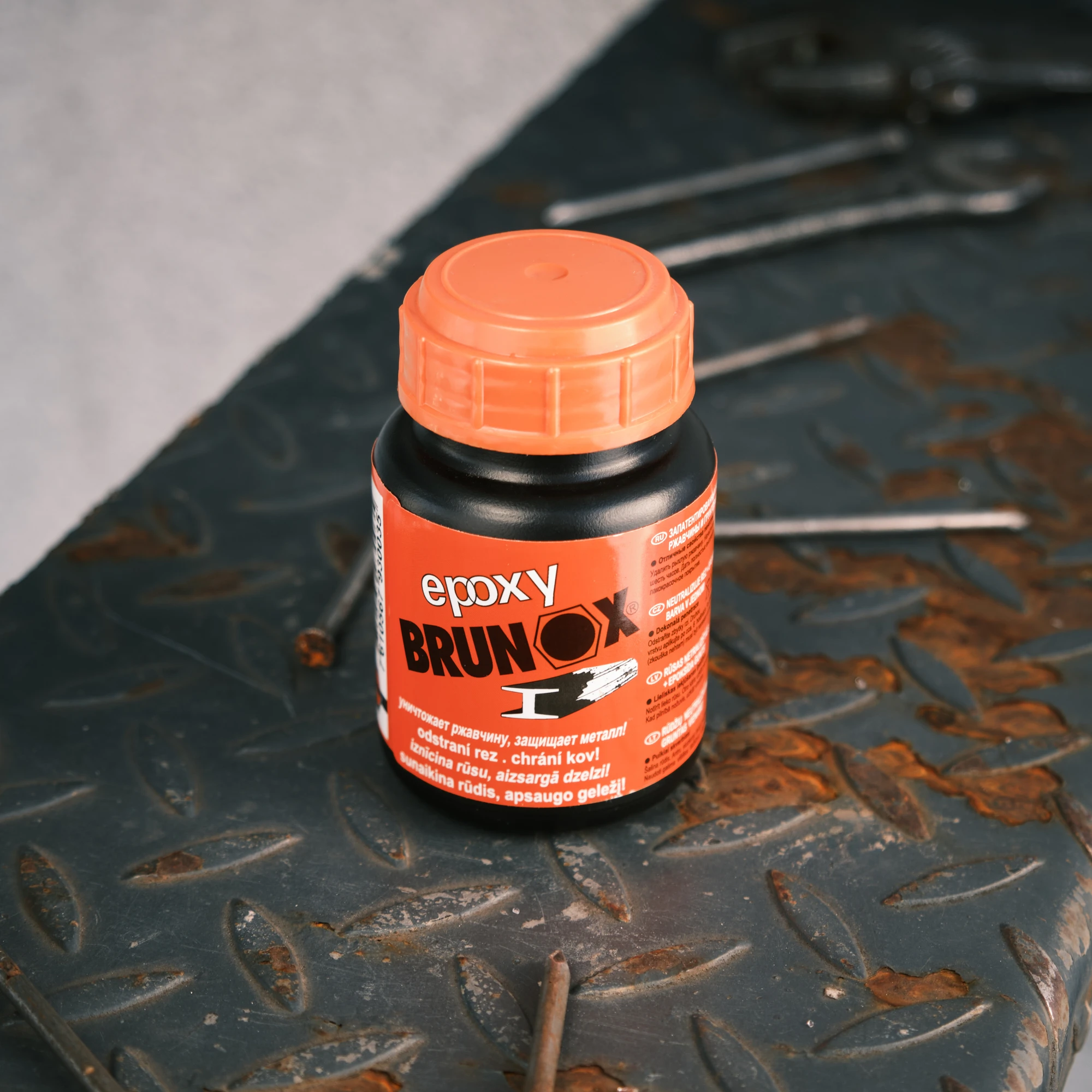 Перетворювач іржі та ґрунтовка з епоксидною смолою Brunox Epoxy 100ml — фото 2