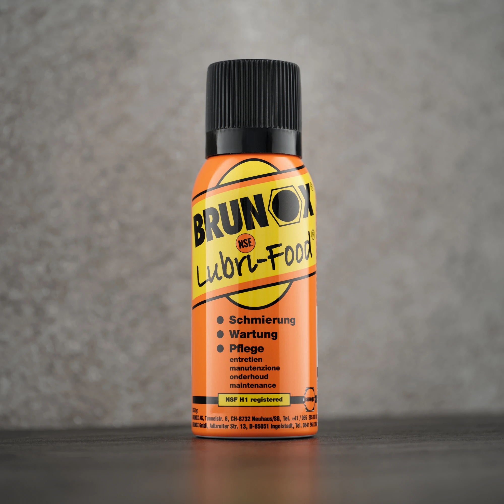 Універсальне мастило для харчового обладнання, спрей Brunox Lubri Food 120ml — фото 2