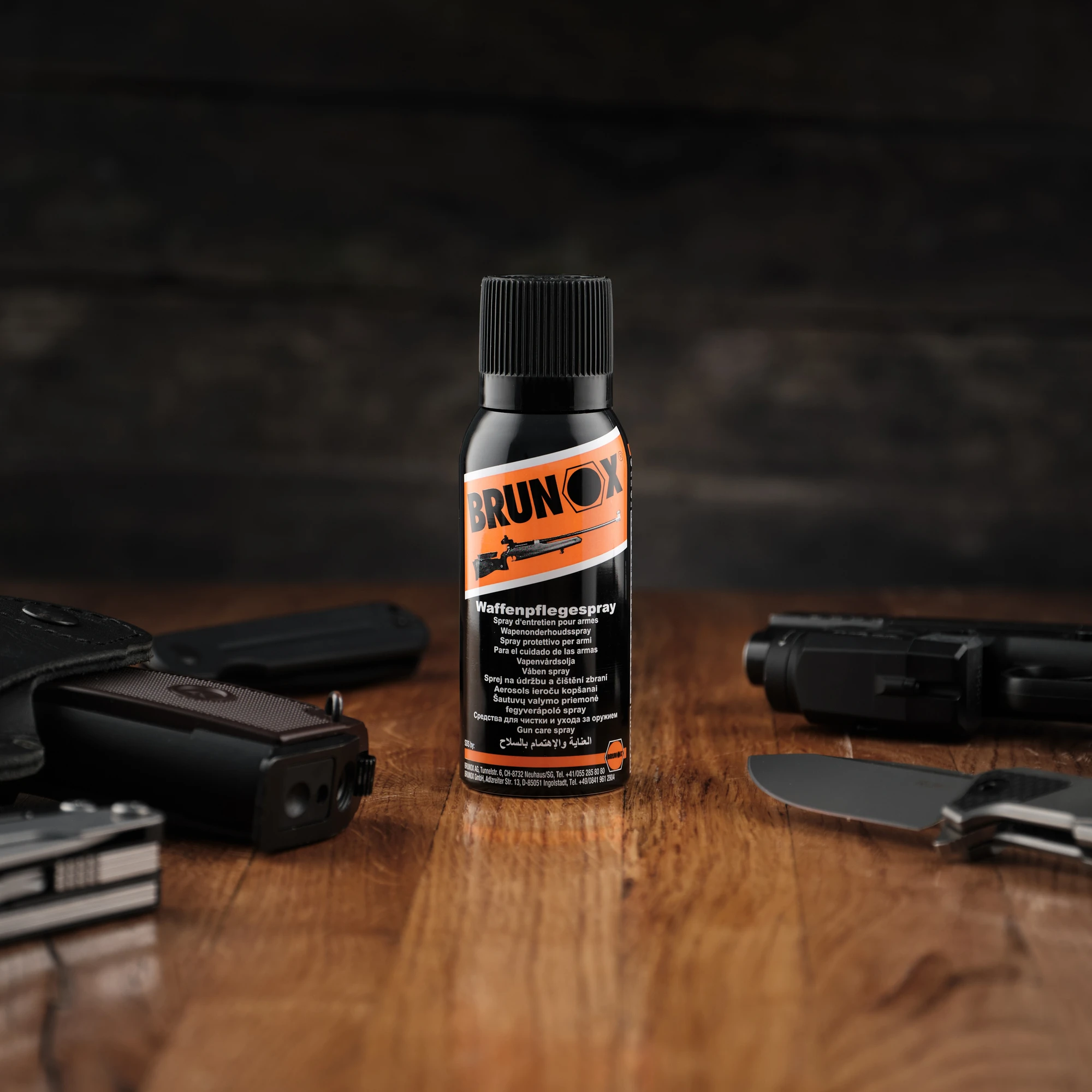 Антикорозійний захист і мастило для зброї, помпа Brunox Gun Care 100ml — фото 2