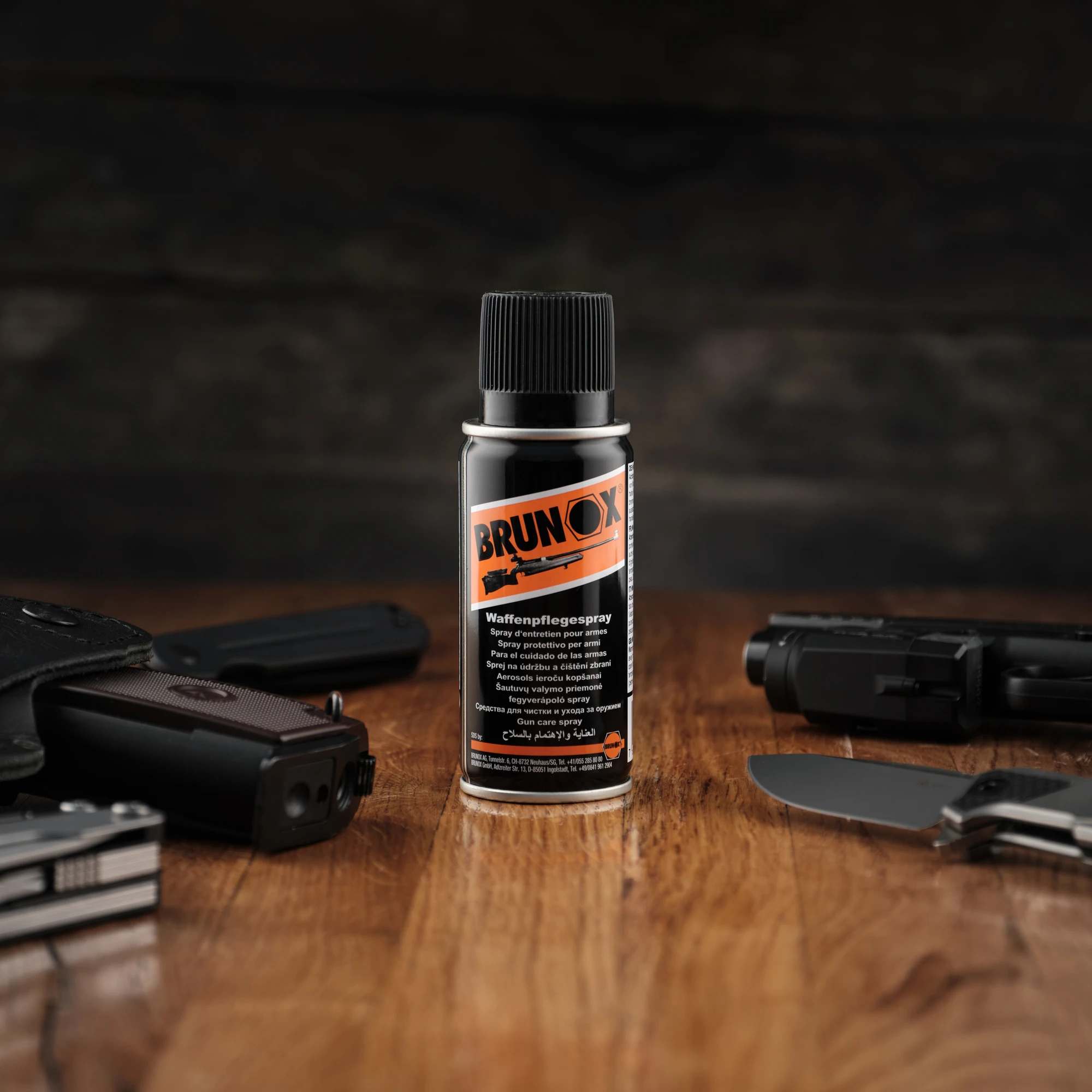 Антикорозійний захист і мастило для зброї, спрей Brunox Gun Care  100ml — фото 2