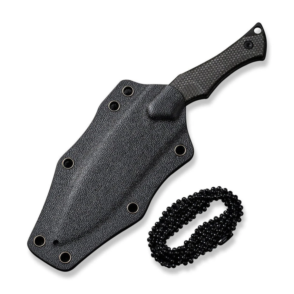 Ніж фіксований тактичний Civivi Vaquita II, (8.1 см) Nitro-V / Micarta чорний — фото 4