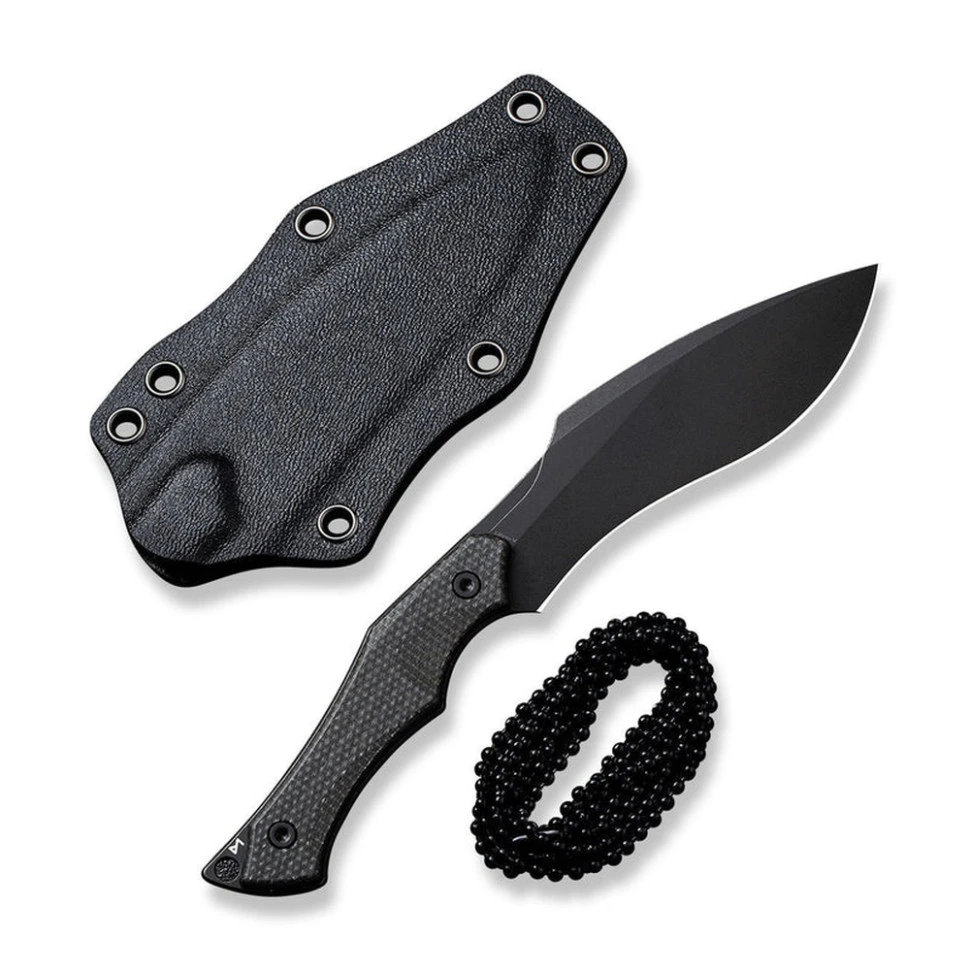 Ніж фіксований тактичний Civivi Vaquita II, (8.1 см) Nitro-V / Micarta чорний — фото 6