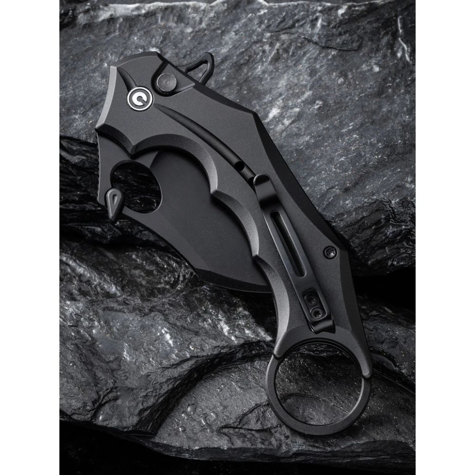 Ніж складаний кишеньковий Civivi Incisor II, (5.1 см) Nitro-V / Aluminum чорний — фото 12