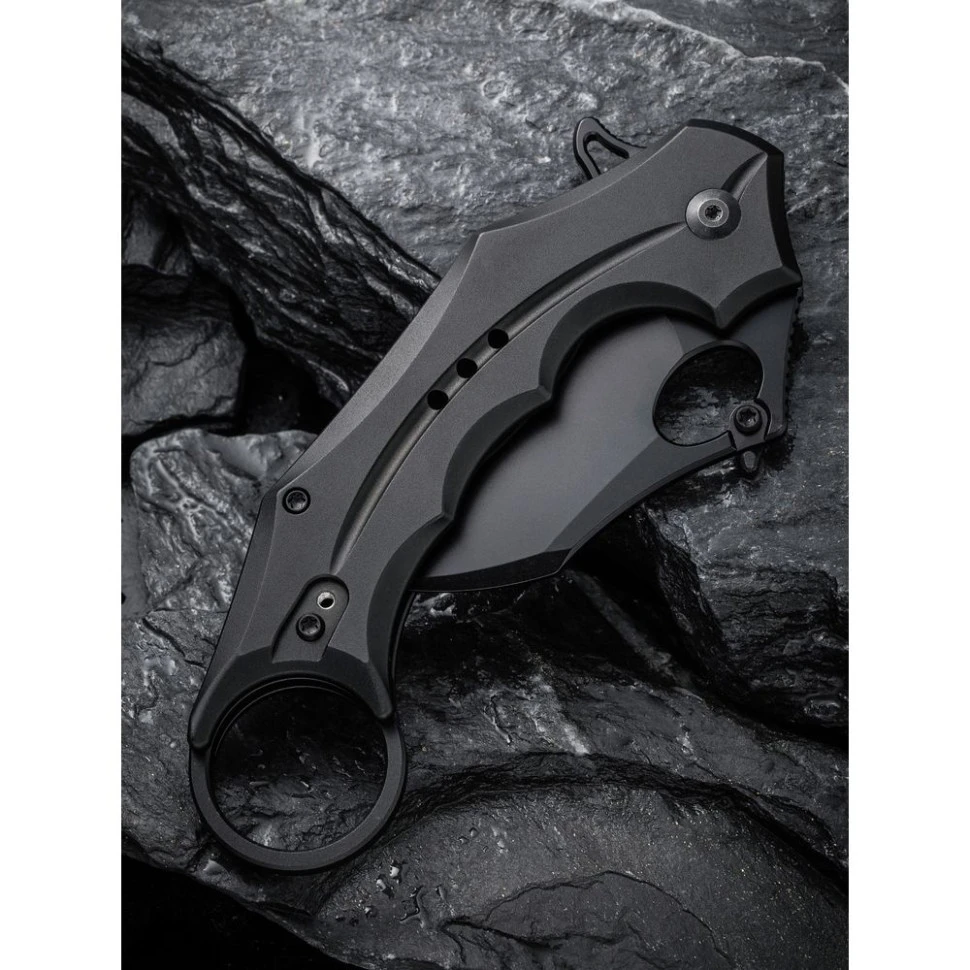 Ніж складаний кишеньковий Civivi Incisor II, (5.1 см) Nitro-V / Aluminum чорний — фото 13