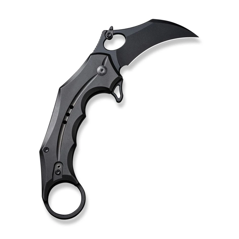 Ніж складаний кишеньковий Civivi Incisor II, (5.1 см) Nitro-V / Aluminum чорний — фото 2