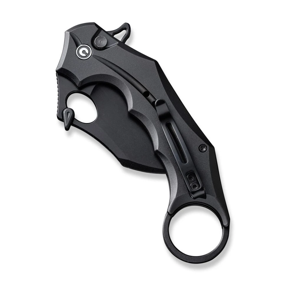 Ніж складаний кишеньковий Civivi Incisor II, (5.1 см) Nitro-V / Aluminum чорний — фото 4