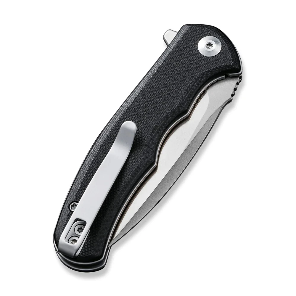 Ніж складаний кишеньковий Civivi Mini Praxis, (7.5 см) D2 / G10 чорний — фото 7