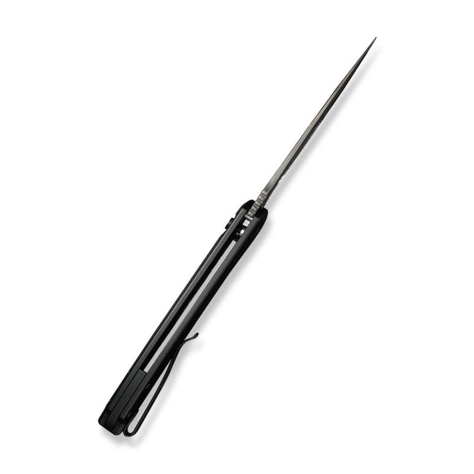 Ніж складаний туристичний Civivi Praxis,  (9.5 см) Damascus / Aluminum чорний — фото 8