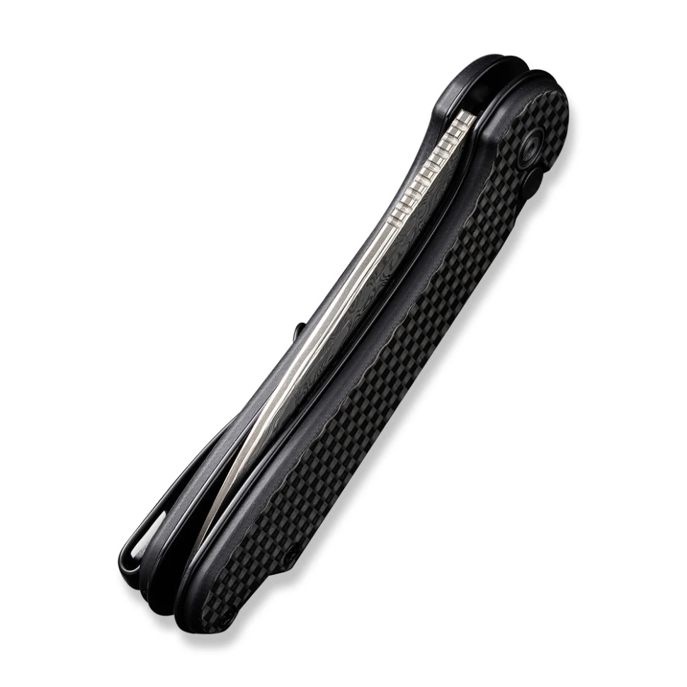 Ніж складаний кишеньковий Civivi Elementum II, (7.5 см) Damascus / Carbon Fiber & G10 — фото 6
