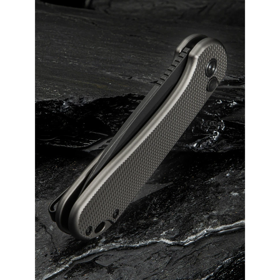 Ніж складаний кишеньковий Civivi Elementum II, (7.5 см) Nitro-V / Aluminum сірий — фото 15