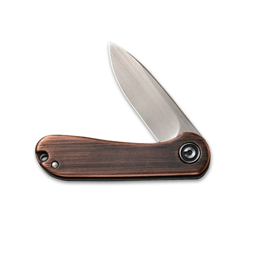 Ніж складаний кишеньковий Civivi Mini Elementum Flipper, (4.7 см) 14C28N / Copper коричневий — фото 3