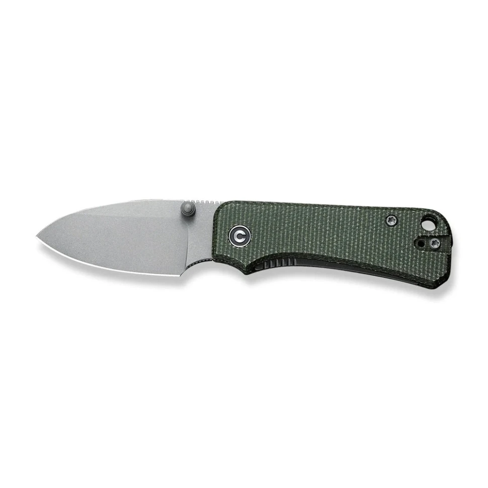 Ніж складаний кишеньковий Civivi Baby Banter, (5.9 см) Nitro-V / Micarta зелений — фото 3
