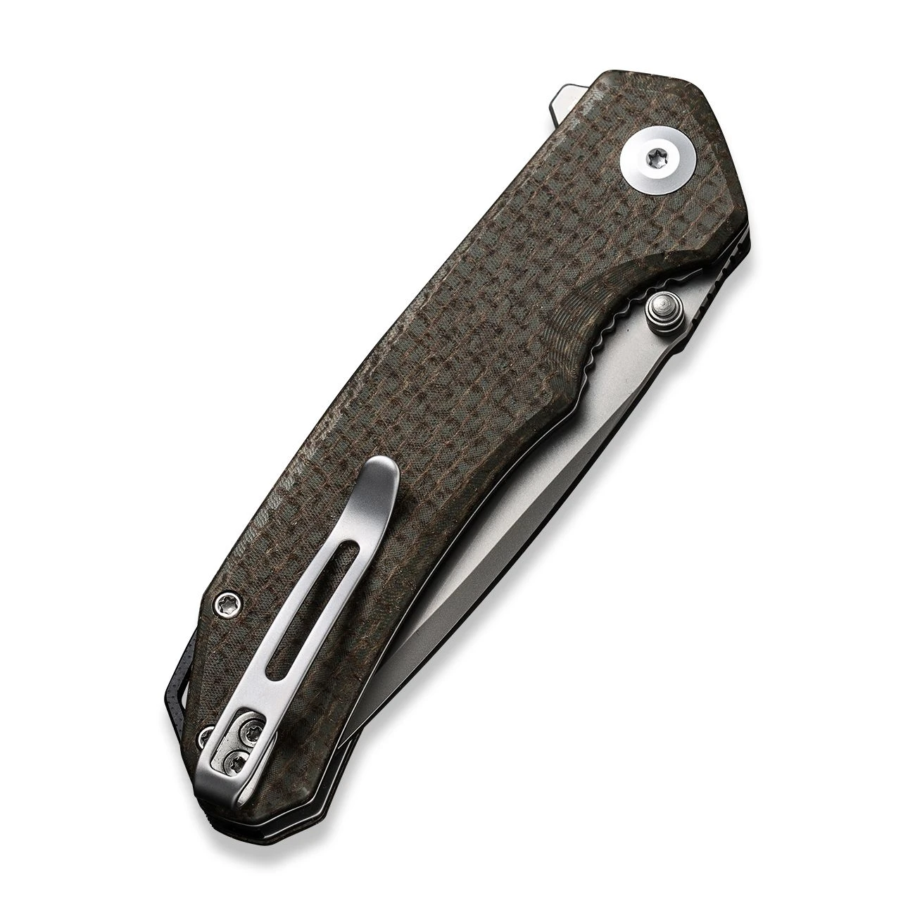 Ніж складаний туристичний Civivi Brazen, (8.8 см) D2 / Micarta зелений — фото 4