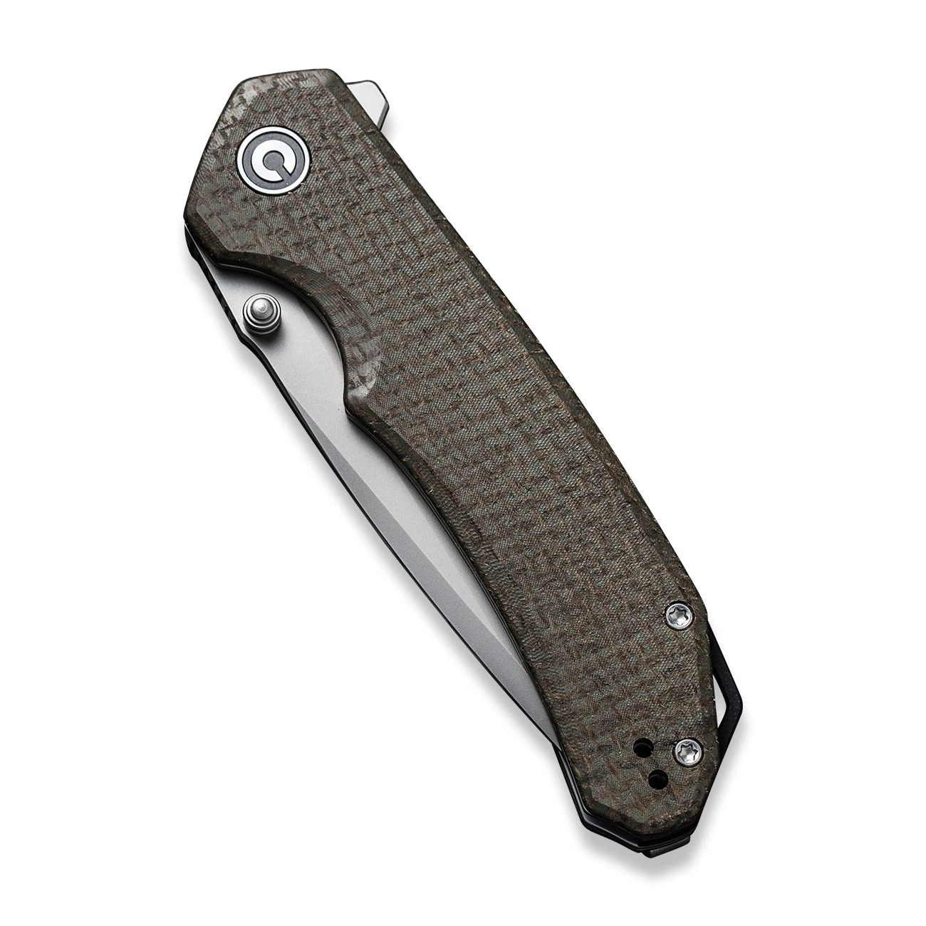 Ніж складаний туристичний Civivi Brazen, (8.8 см) D2 / Micarta зелений — фото 6