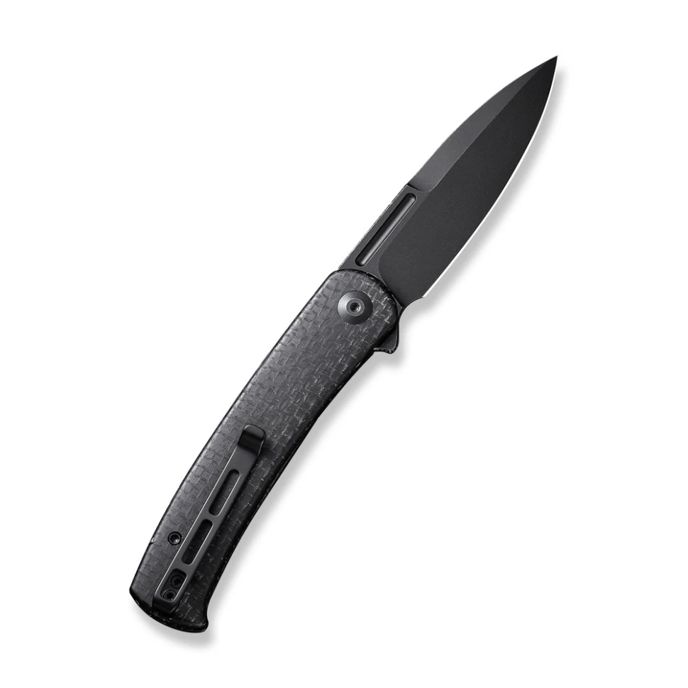 Ніж складаний туристичний Civivi Caetus Flipper, (8.8 см) Damascus / Carbon Fiber — фото 2