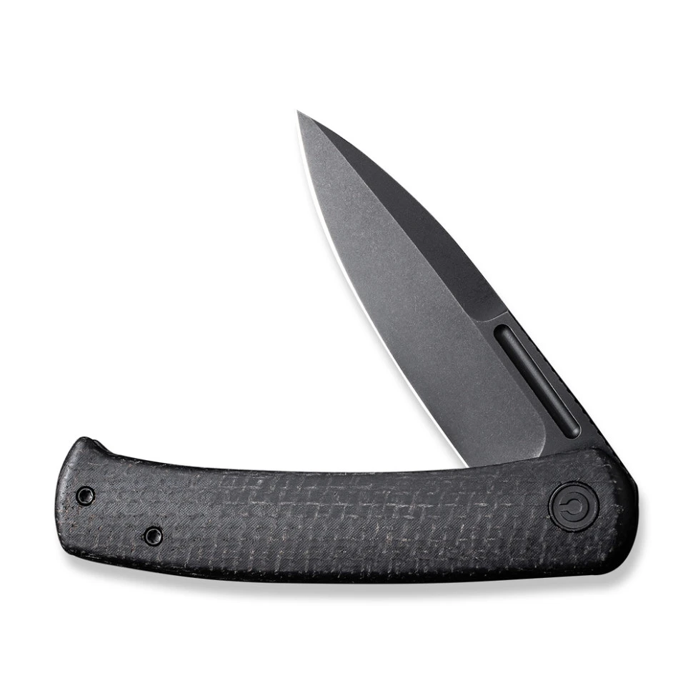 Ніж складаний туристичний Civivi Caetus Flipper, (8.8 см) Damascus / Carbon Fiber — фото 3