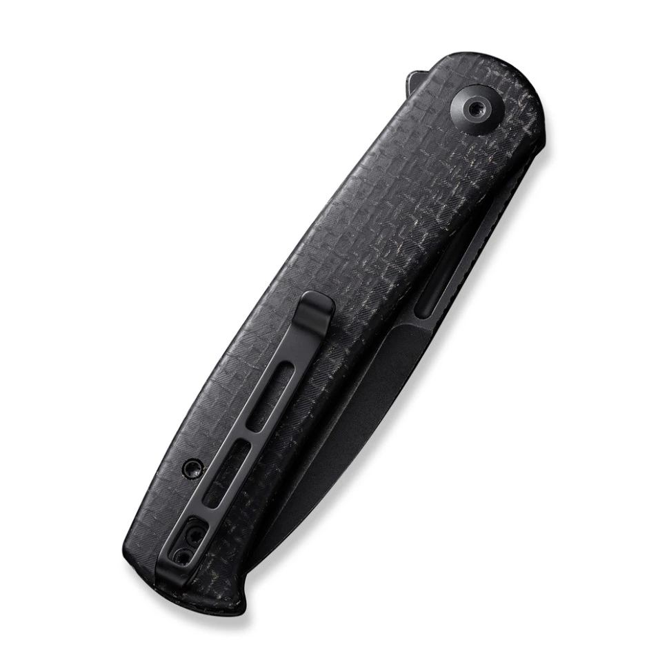 Ніж складаний туристичний Civivi Caetus Flipper, (8.8 см) Damascus / Carbon Fiber — фото 5