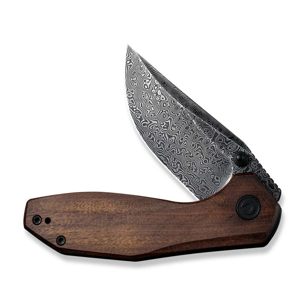 Ніж складаний кишеньковий Civivi ODD 22, (7.5 см) Damascus / Guibourtia Wood — фото 3